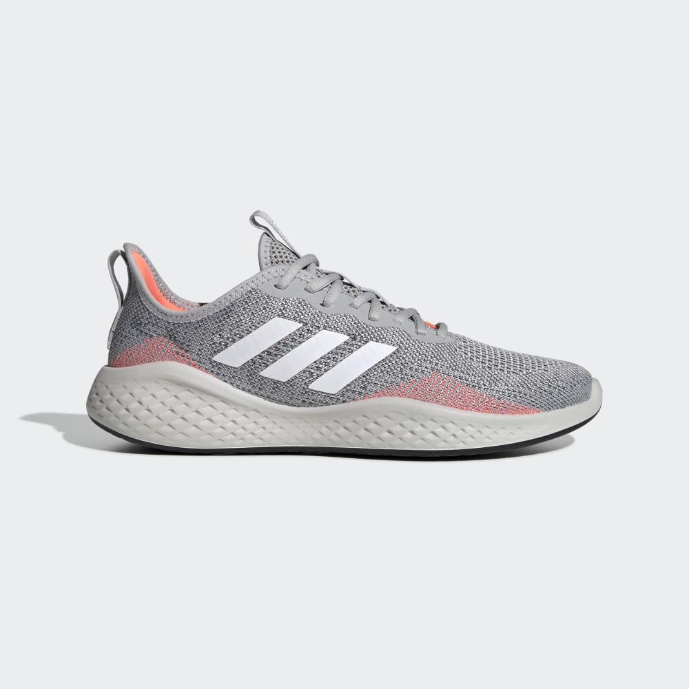 Adidasi Alergare Adidas Fluidflow Barbati Romania - Gri/Albi/Corai EG3667